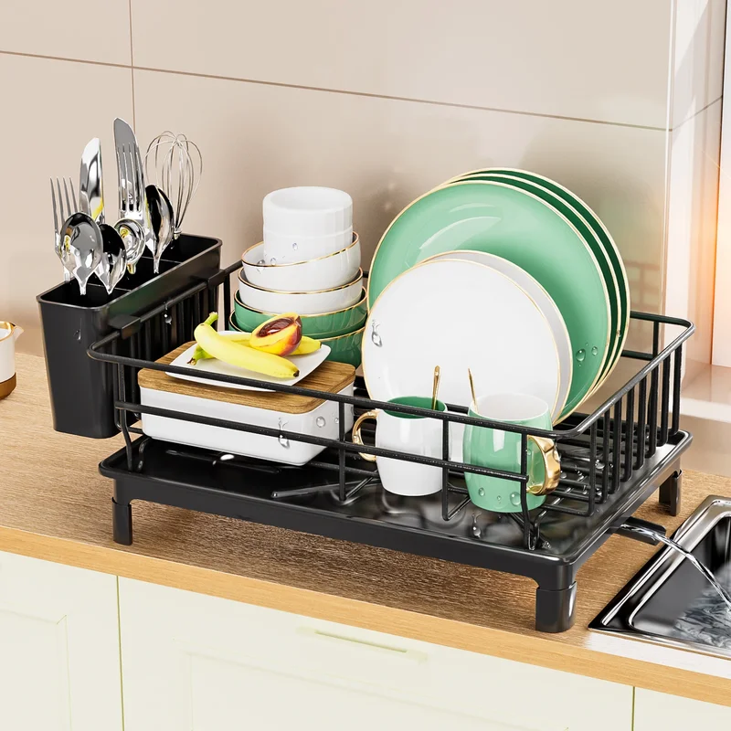 Commercial Kitchen Floor Drain - Metalen afdruiprek, bestekrek met afvoerlade en