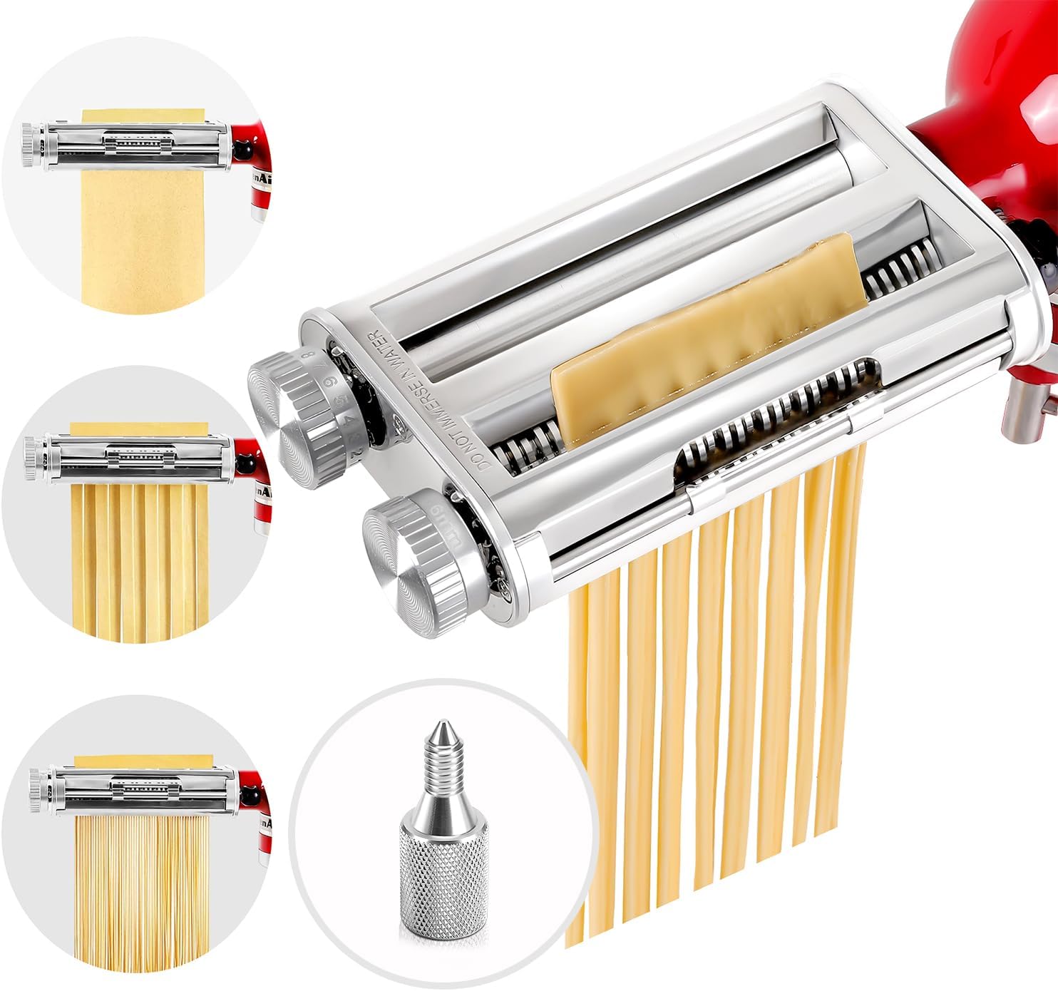 Commercial Kitchen Products - KitchenAid Mixer 3-in-1 Pasta Roller Cutter