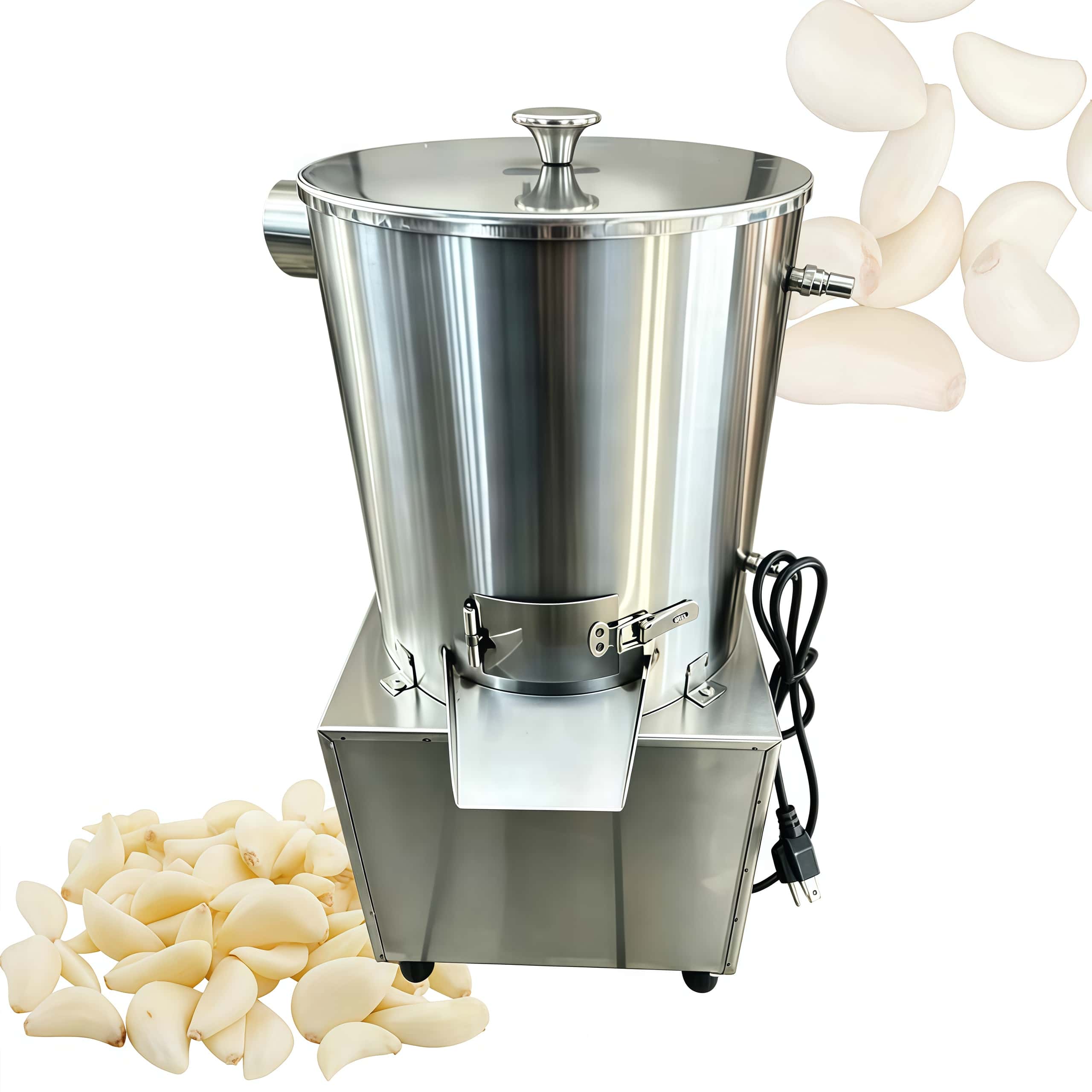 Commercial Potato Peeler - Pneumatische tafelmodel knoflookschilmachine, knoflookschiller, knoflookhuid verwijderingsmachine