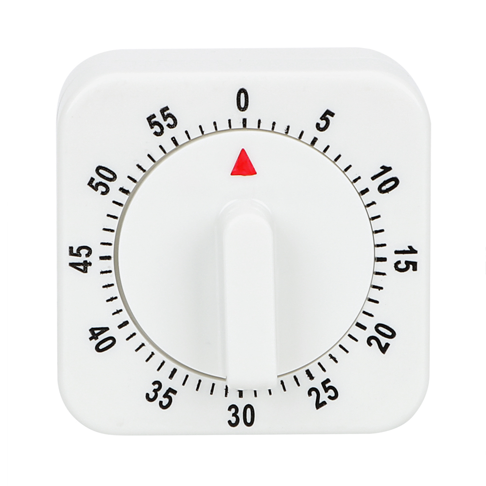 Commercial Kitchen Timer - HILIFE Praktische 60-minuten kookwekker Kookgerei Wit