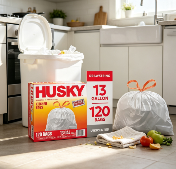 Commercial Kitchen Garbage Disposal - 13 Gallon Hoge Afvalzakken met Trekkoord,
