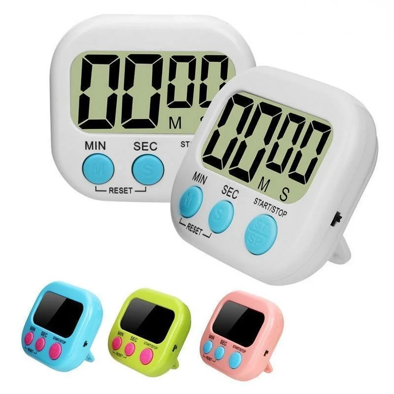 Commercial Kitchen Timer - Mini digitale keukentimer Grote cijfers Luid