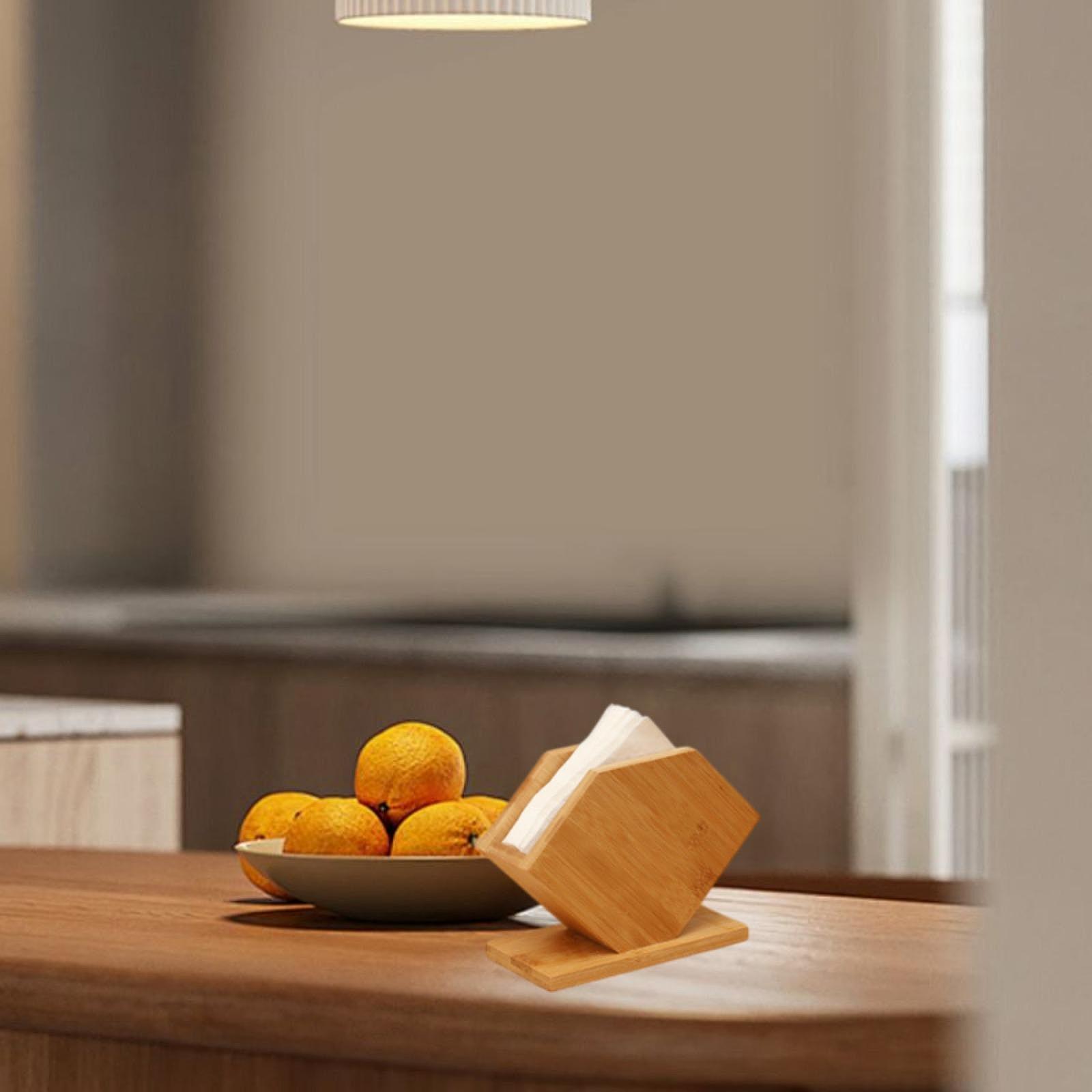 Commercial Kitchen Tables - Bamboe Tissue Box Kubus Staande Vorm