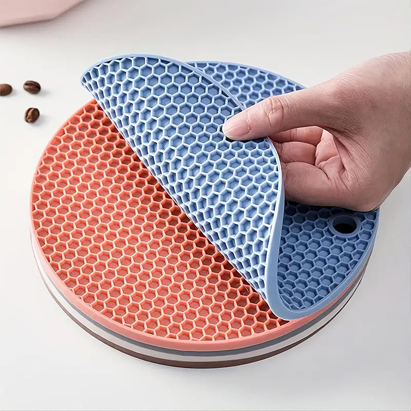 Commercial Kitchen Tables - 2/4 STUKS Ronde siliconen onderzetter Hittebestendig