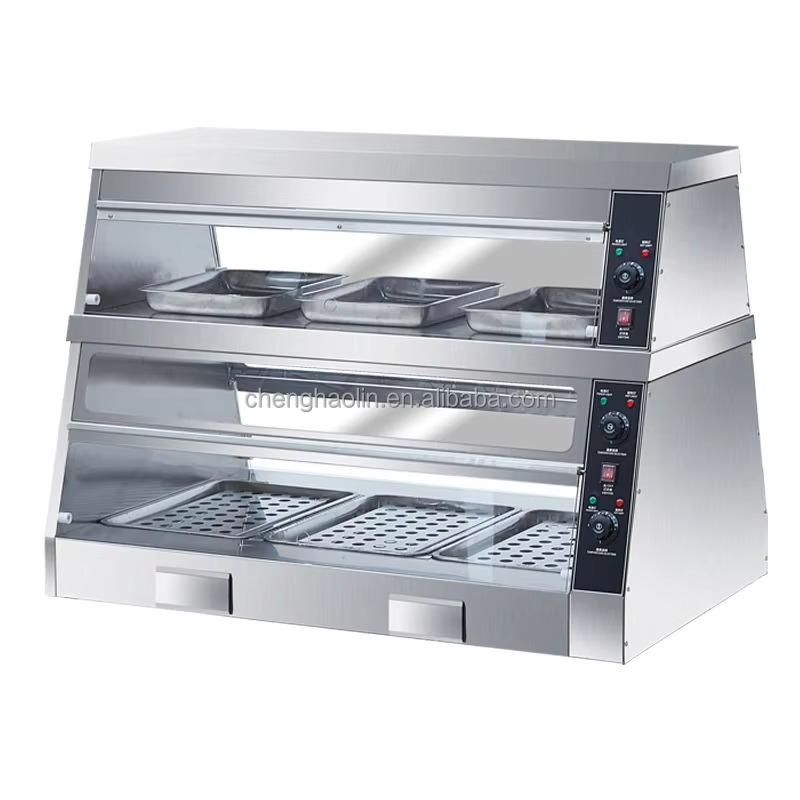 Commercial Kitchen Parts & Service - Voedselverwarmingskast voor hamburgers en gefrituurde kip,