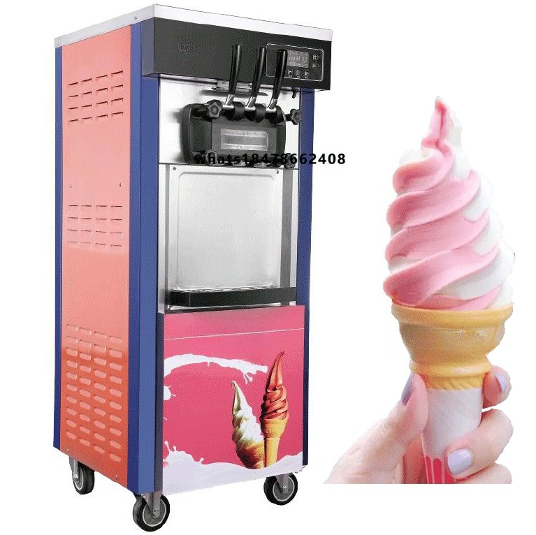 Soft Serve Ice Cream Machine - Volledig Automatische 20~28L/u Soft Serve IJsmachine