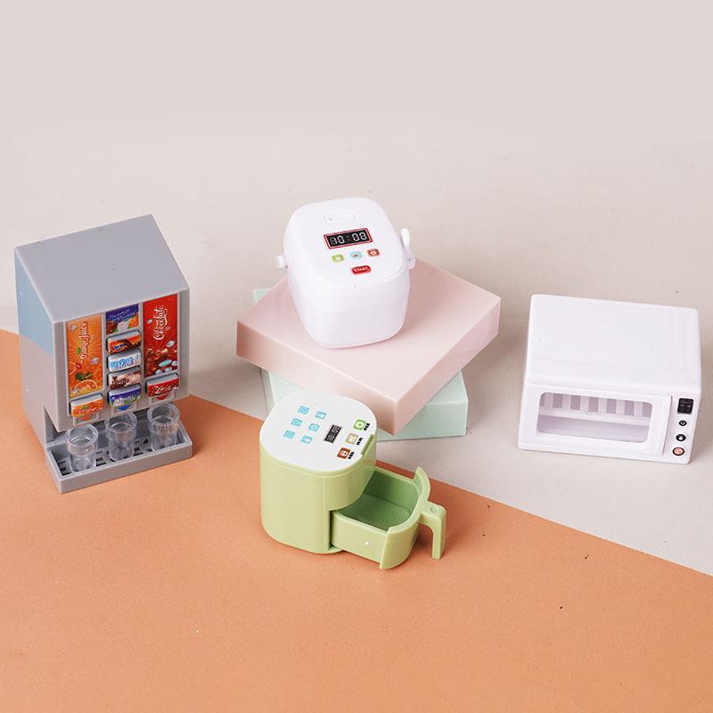 Commercial Kitchen Appliances - Poppenhuis miniatuur keukenapparaatenset gesimuleerde airfryer oven