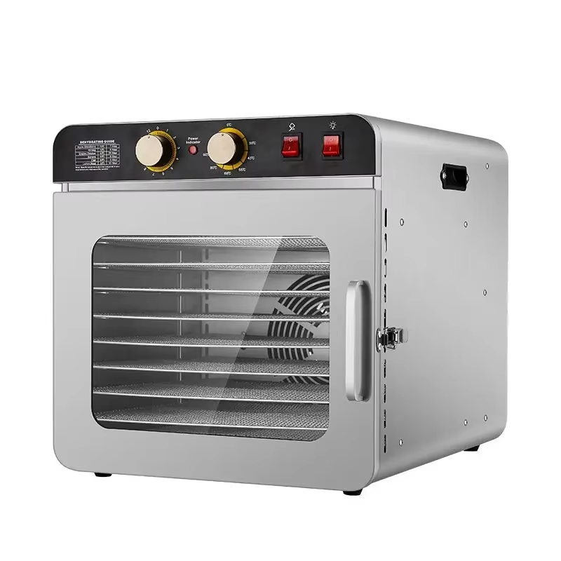 Commercial Food Dehydrator - 10-laags roestvrijstalen voedseldrogermachine Commerciële huishoudelijke dubbele