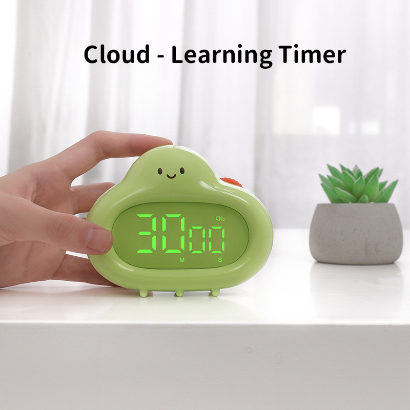Commercial Kitchen Timer - 1Pc, Creatieve Witte Wolk Vorm Timer,