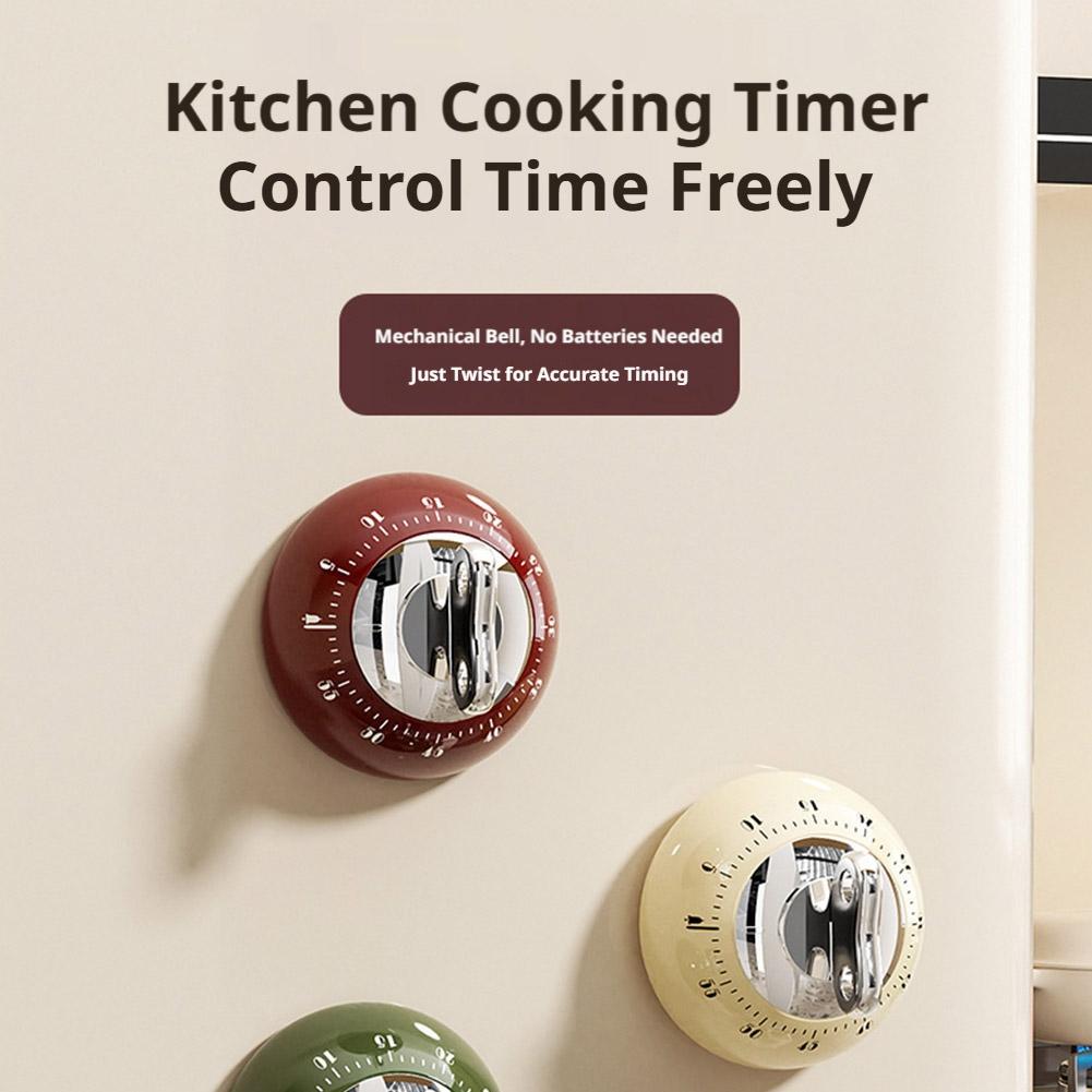 Commercial Kitchen Timer - Magnetische keukentimer, handmatige afteltimer, bureau-timer, geen