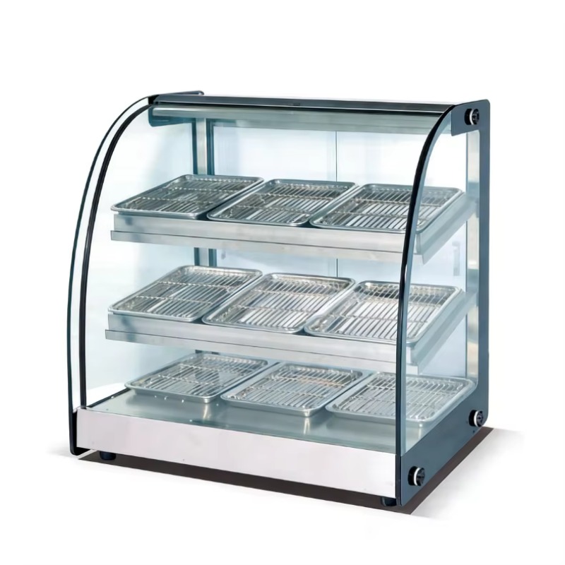 Commercial Kitchen Parts & Service - Commerciële keukenuitrusting verwarmde roestvrijstalen gebogen isolatiekast