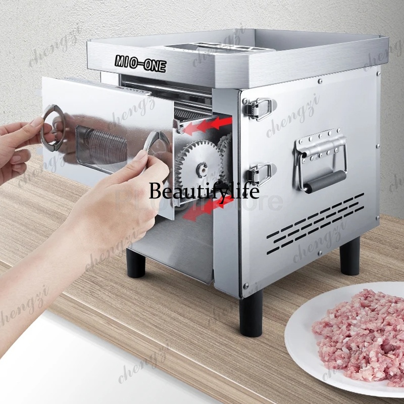 Meat Grinder Electric - Commerciële/thuis elektrische vleessnijmachine Automatische snijmachine Multifunctionele