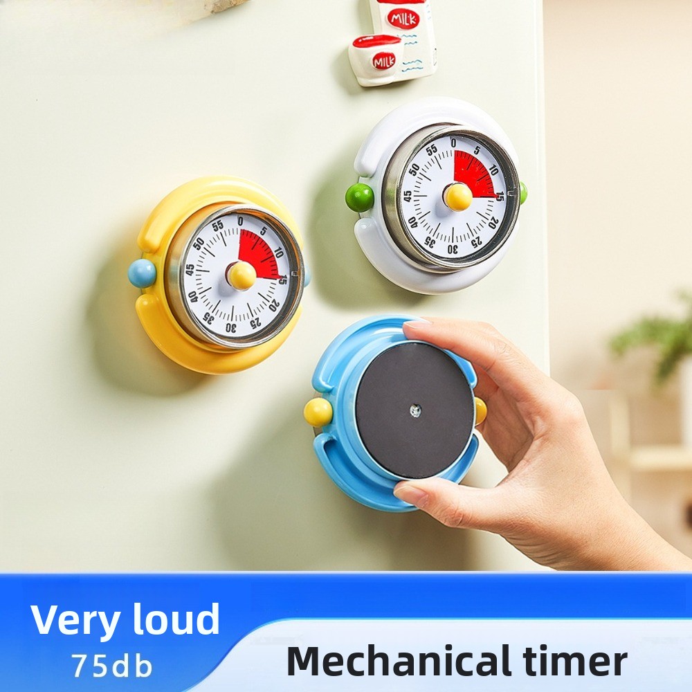 Commercial Kitchen Timer - 60 minuten mechanische visuele timer magnetische