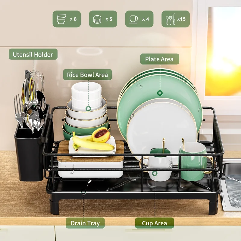 Metalen afdruiprek, bestekrek  - Commercial Kitchen Floor Drain recensie en prijs