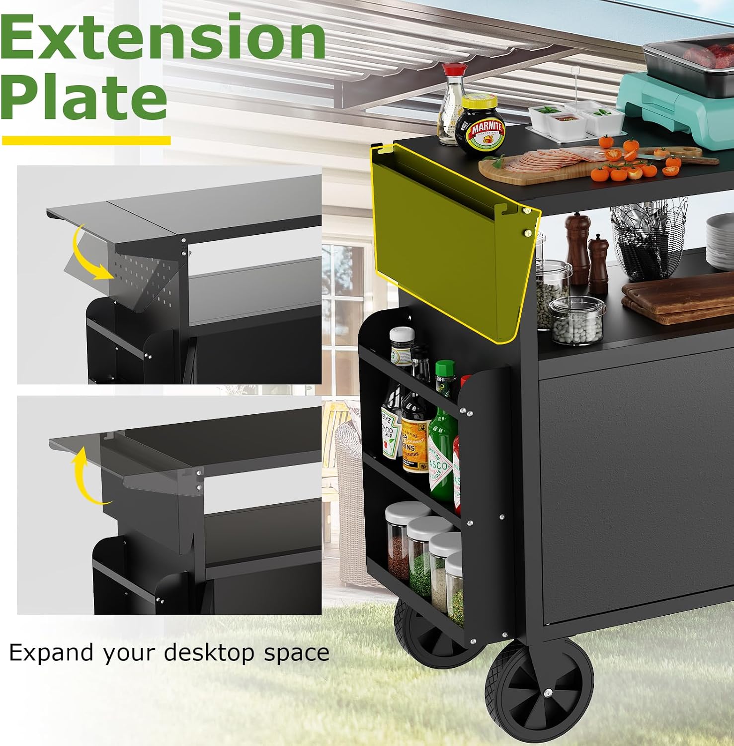 Buitenkeuken op wielen met opb - Commercial Kitchen Tables recensie en prijs