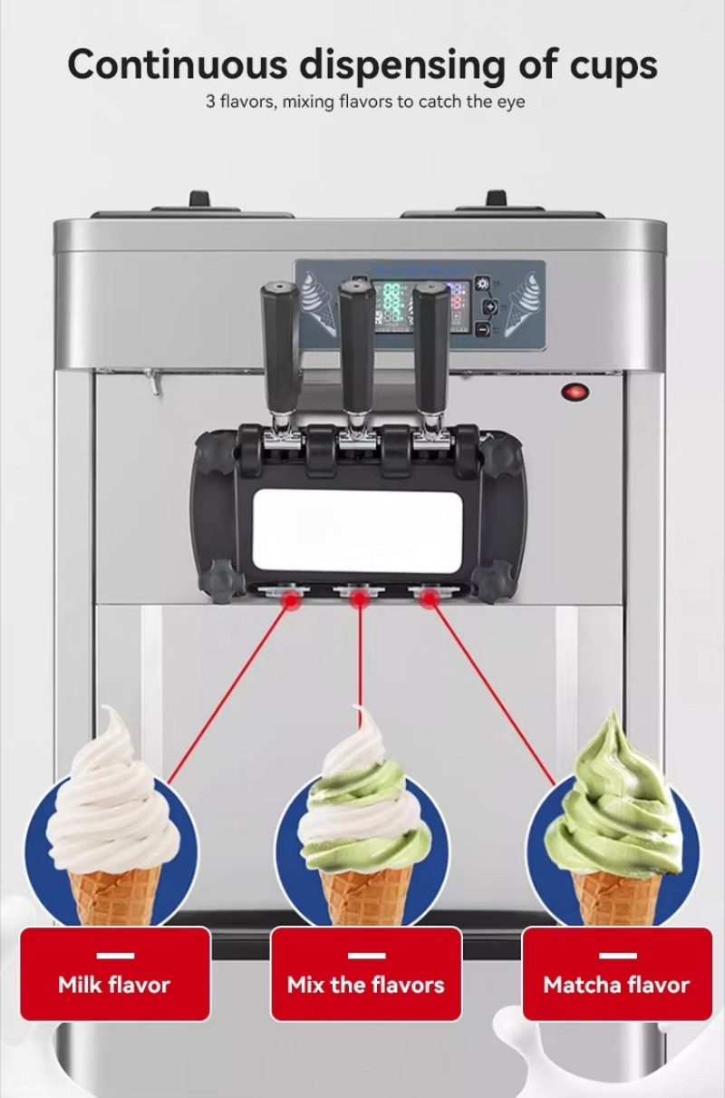 Professionele commerciële auto - Soft Serve Ice Cream Machine recensie en prijs