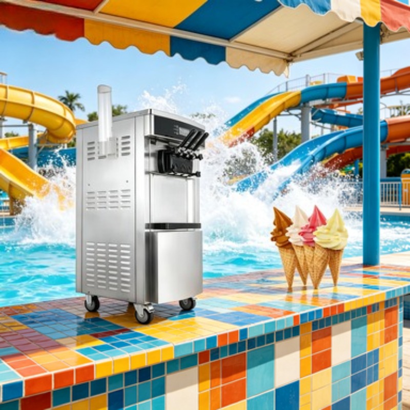 Vloerstaande ijsmachine met 5  - Soft Serve Ice Cream Machine recensie en prijs