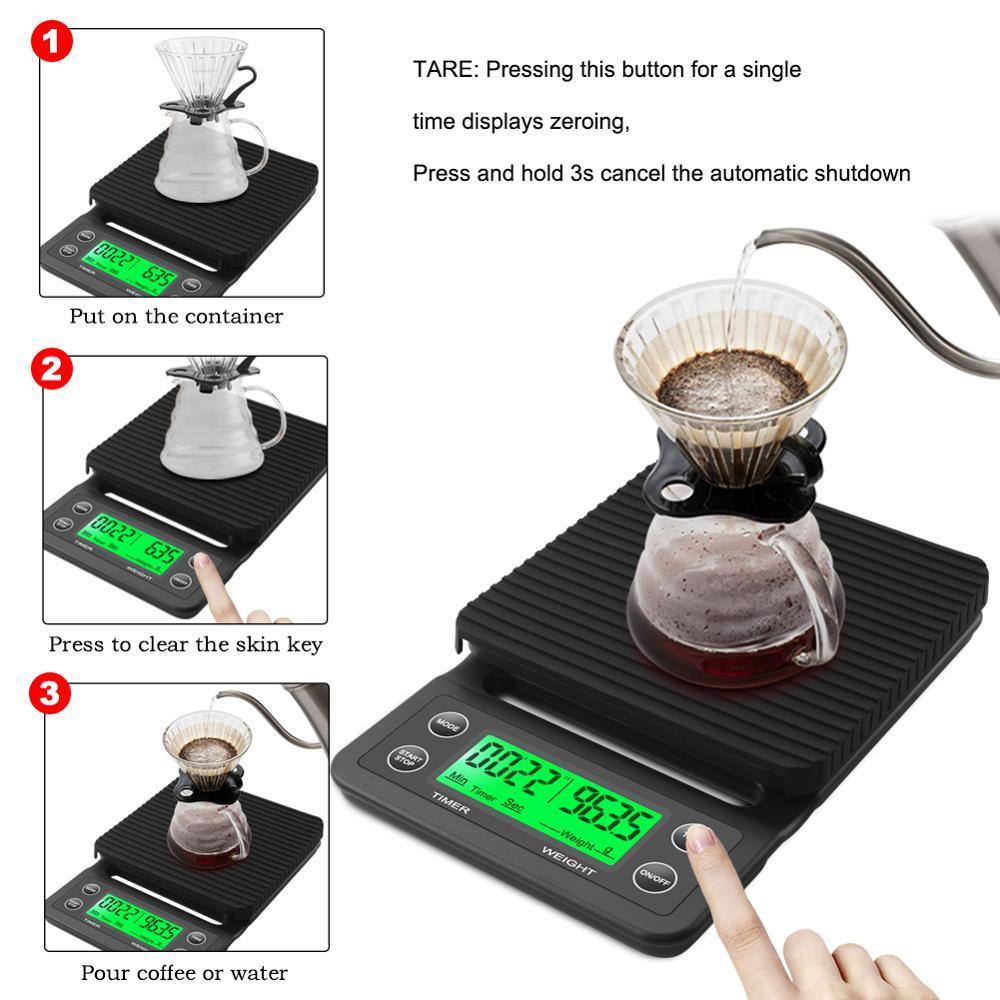 3kg/0.1g 5kg/0.1g Drip Koffiew - Commercial Kitchen Timer recensie en prijs