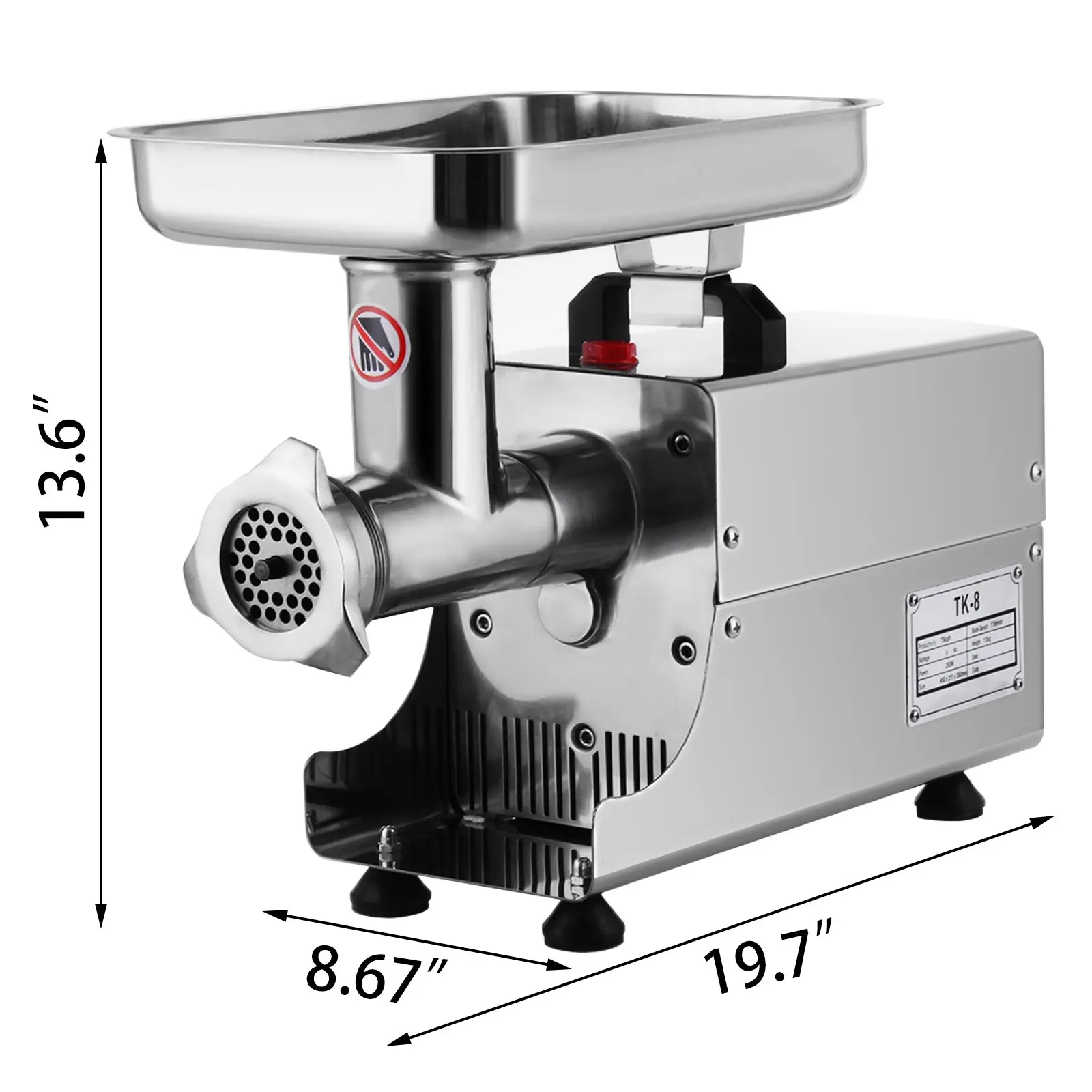 Keuken Heavy Duty roestvrijsta - Meat Grinder Electric recensie en prijs