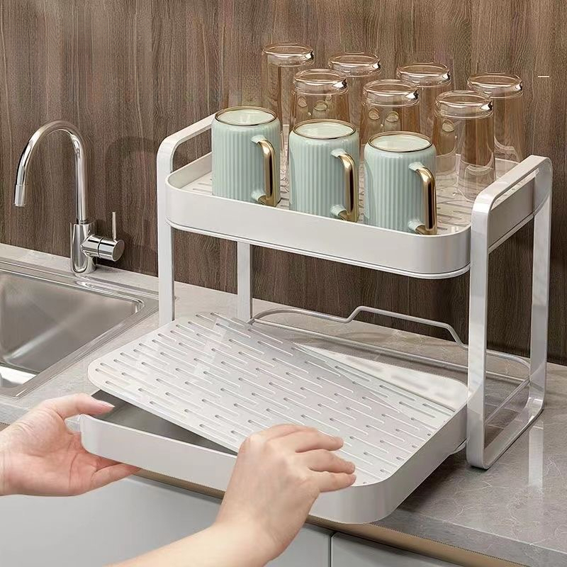 2-laags bekerorganizerrek, mok - Commercial Kitchen Floor Drain recensie en prijs