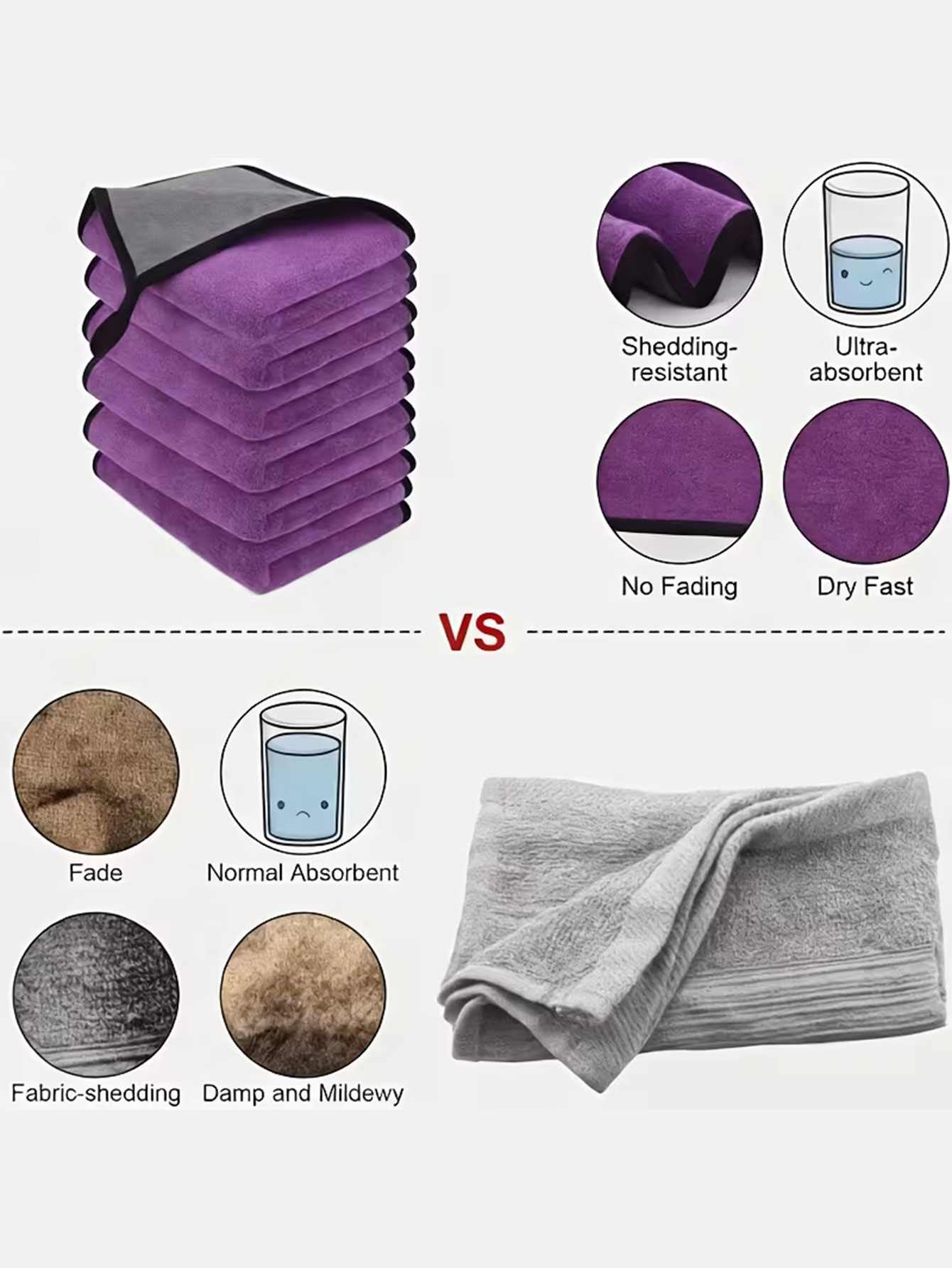 10-pack dubbelzijdige microvez - Commercial Kitchen Towels recensie en prijs