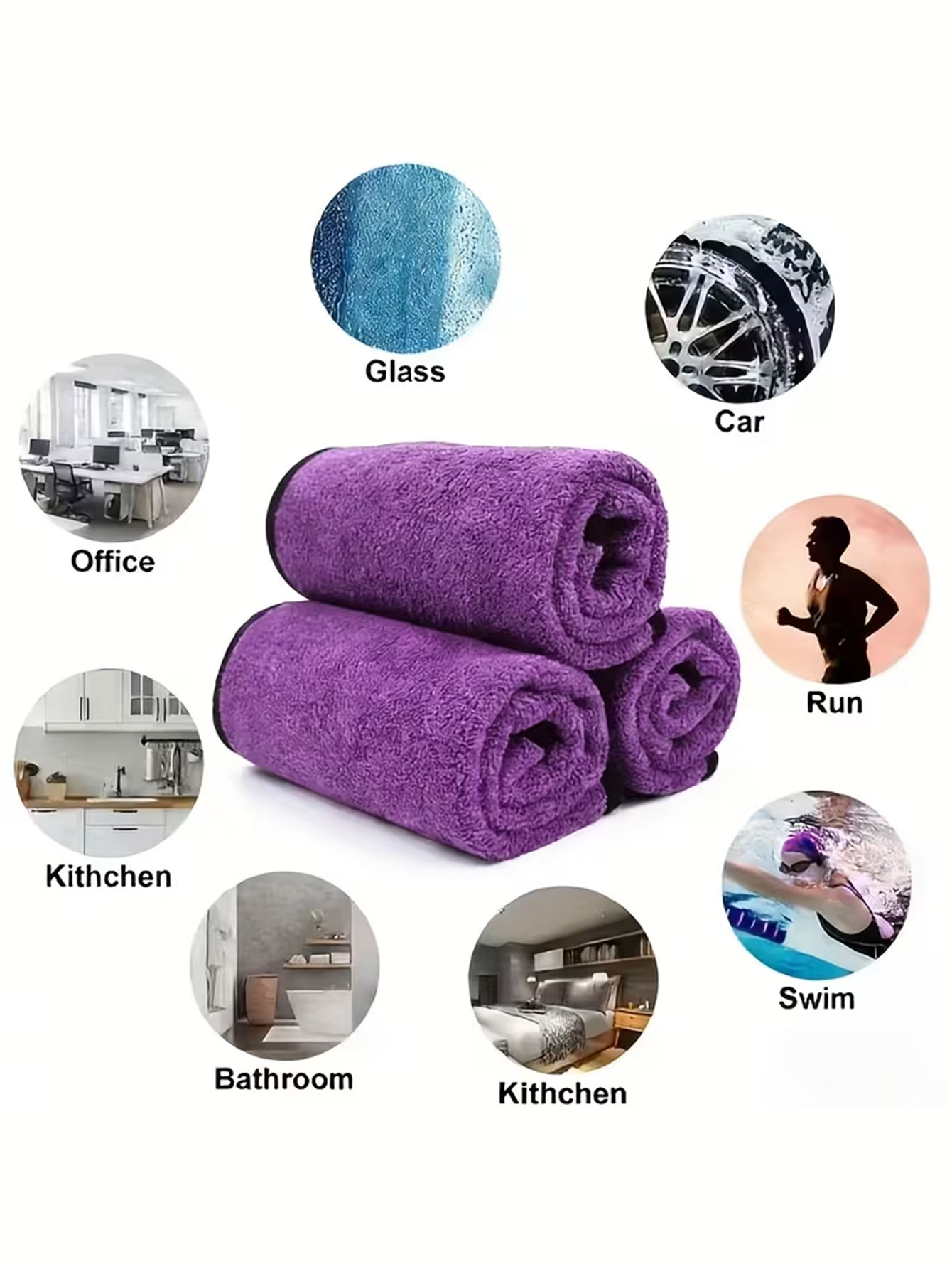 10-pack dubbelzijdige microvez - Commercial Kitchen Towels recensie en prijs