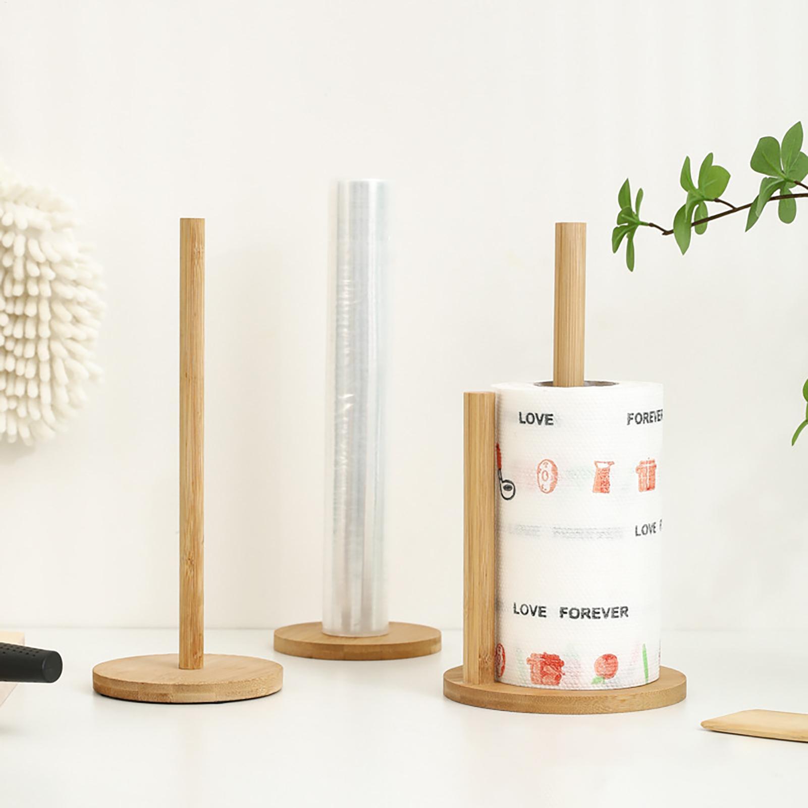 Keukenrolhouder van hout, toil - Commercial Kitchen Towels recensie en prijs