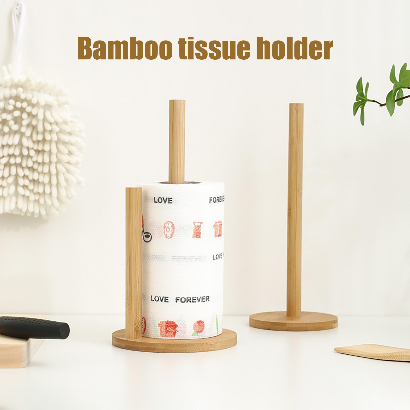 Keukenrolhouder van hout, toil - Commercial Kitchen Towels recensie en prijs