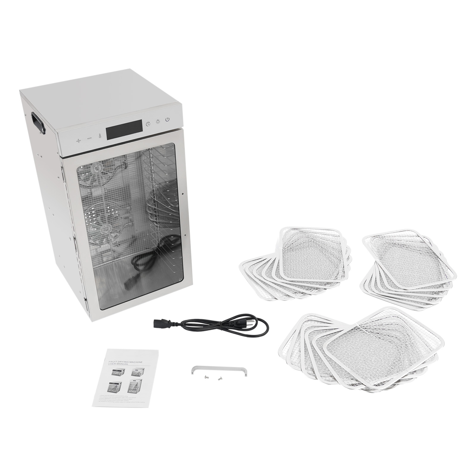 18-bakjes voedseldroger 304 20 - Commercial Food Dehydrator recensie en prijs
