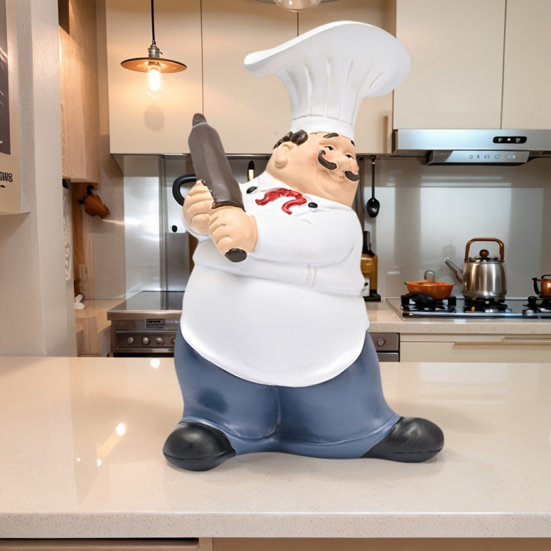 Snor Chef-Chef Harsen Beeldje  - Commercial Kitchen Tables recensie en prijs