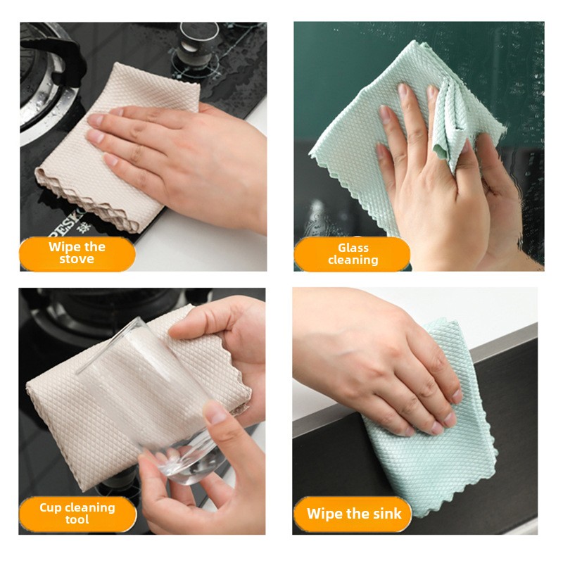5-delige huishoudelijke schoon - Commercial Kitchen Towels recensie en prijs