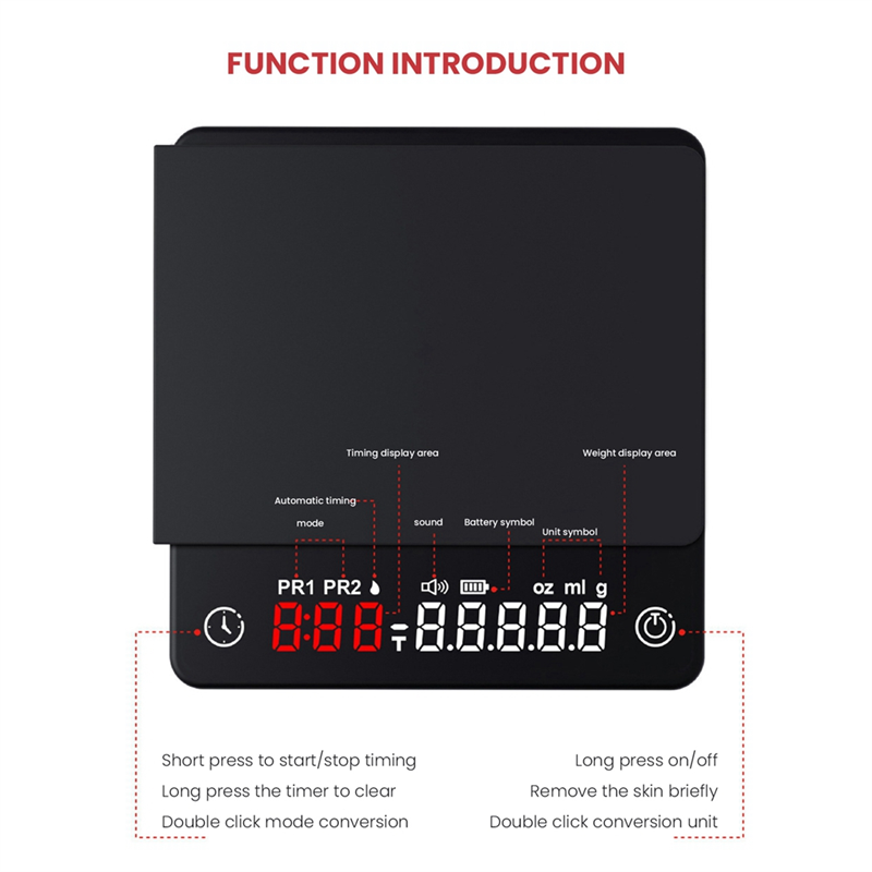 Verkoop Mini Smart Keukenweegs - Commercial Kitchen Timer recensie en prijs