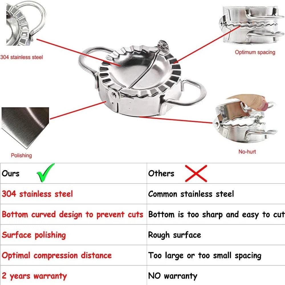 Roestvrijstalen Dumpling Maker - Commercial Kitchen Products recensie en prijs