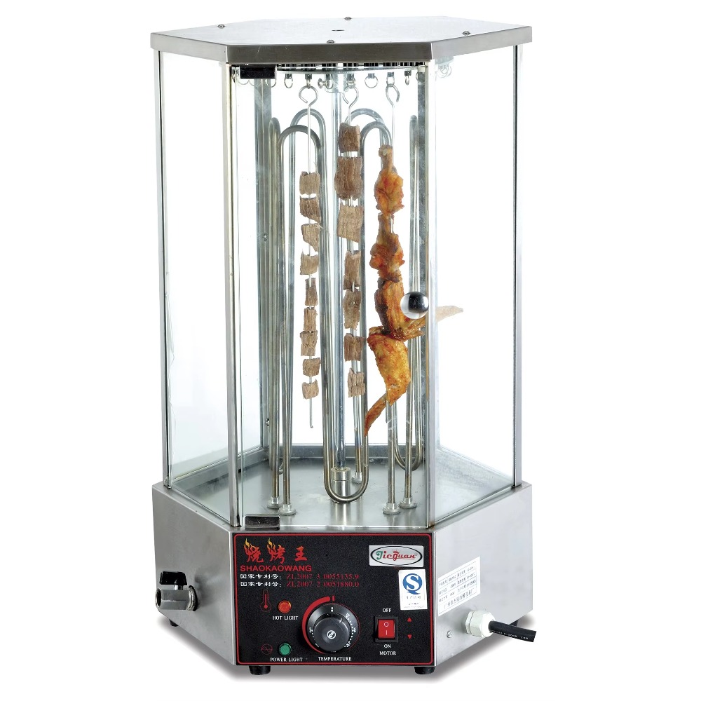 Draaibare maïs- en kebabgrillm - Commercial Kitchen Parts & Service recensie en prijs