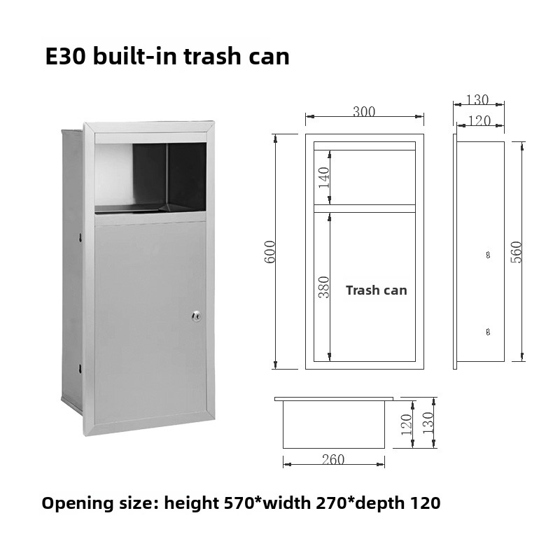 304 roestvrij staal zijkant op - Commercial Kitchen Garbage Disposal recensie en prijs