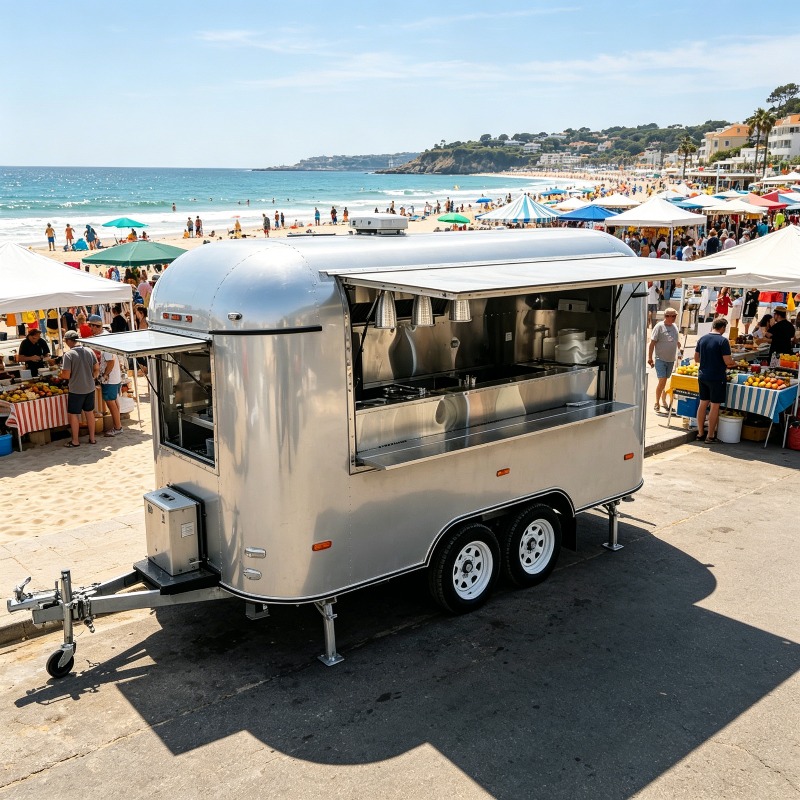 Mobiele keukenwagen van roestv - Commercial Kitchen Layout Design recensie en prijs