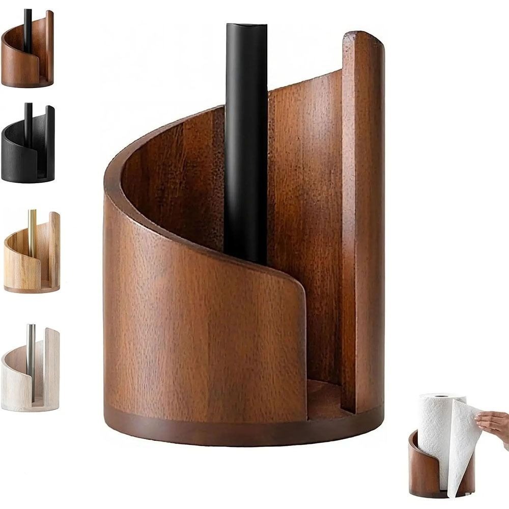 Houten keukenrolhouder, vrijst - Commercial Kitchen Towels recensie en prijs