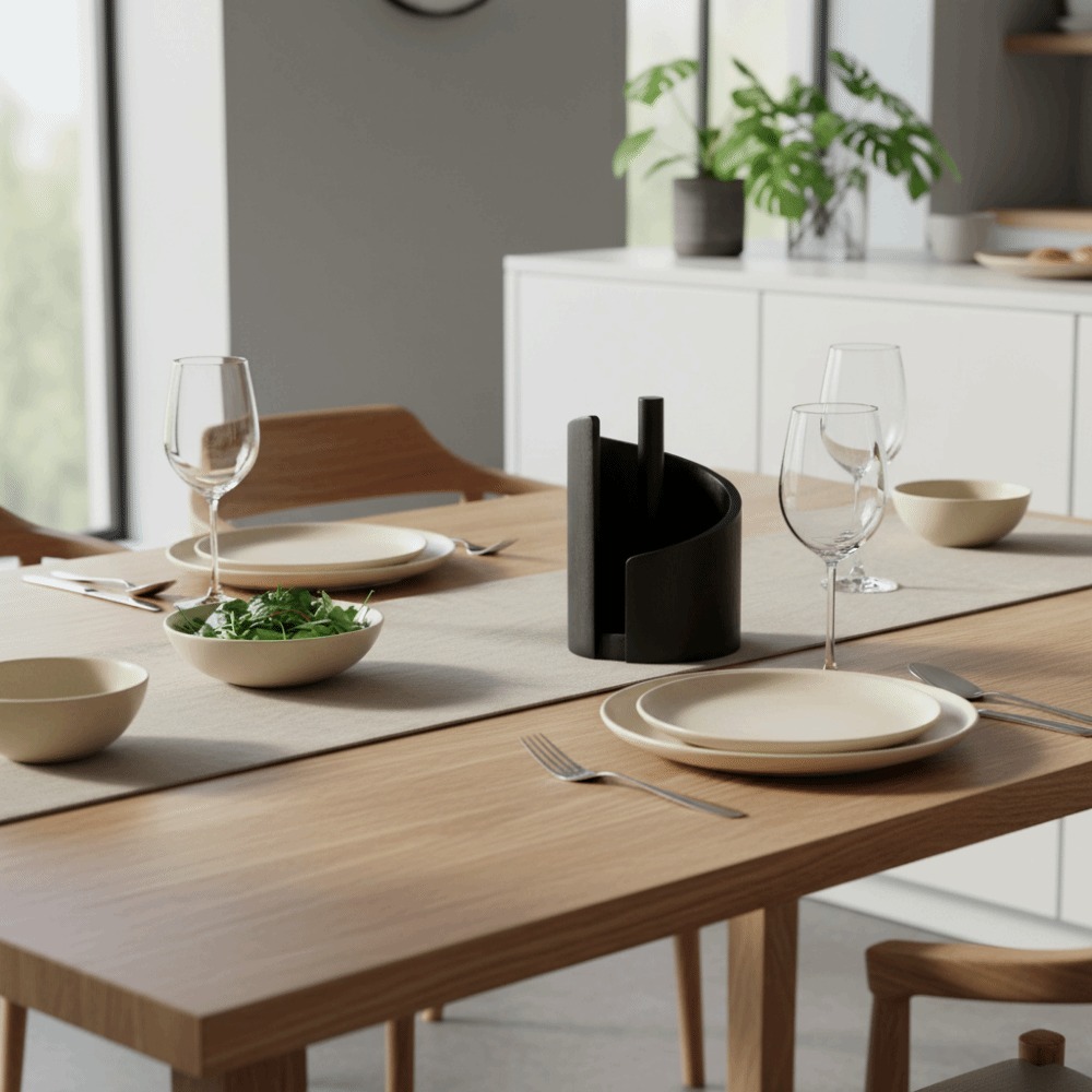 Houten keukenrolhouder, vrijst - Commercial Kitchen Towels recensie en prijs