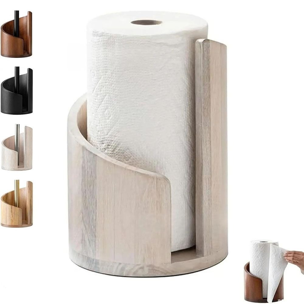 Houten keukenrolhouder, vrijst - Commercial Kitchen Towels recensie en prijs