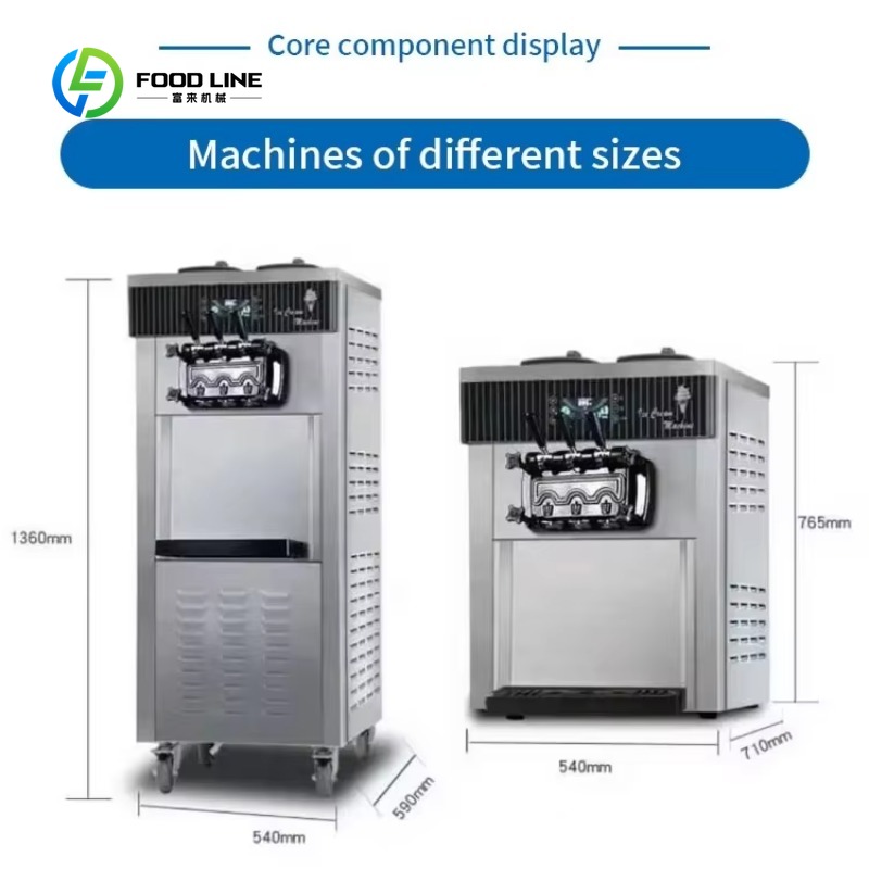 Geavanceerde verticale/desktop - Soft Serve Ice Cream Machine recensie en prijs