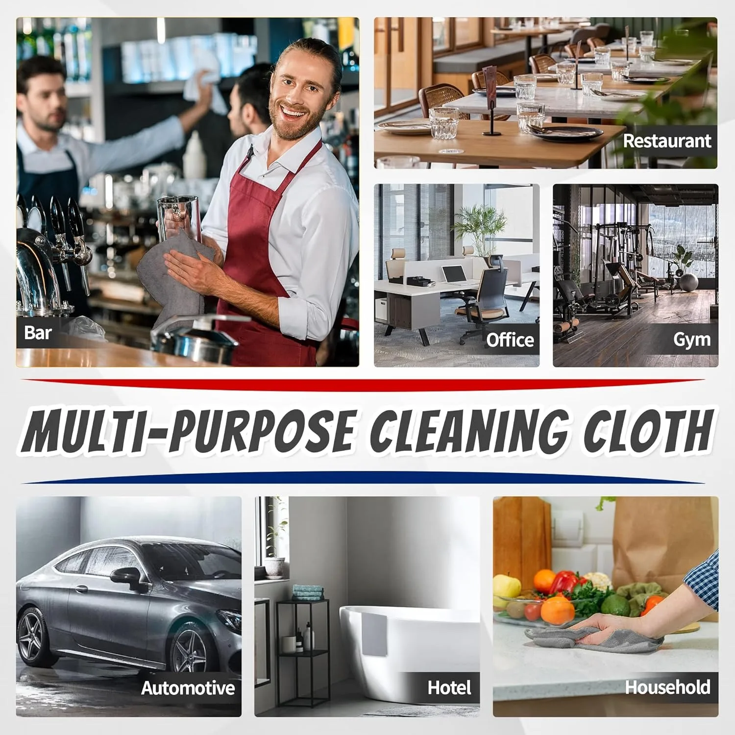 1/50 Stuks Microfiber Reinigin - Commercial Kitchen Towels recensie en prijs