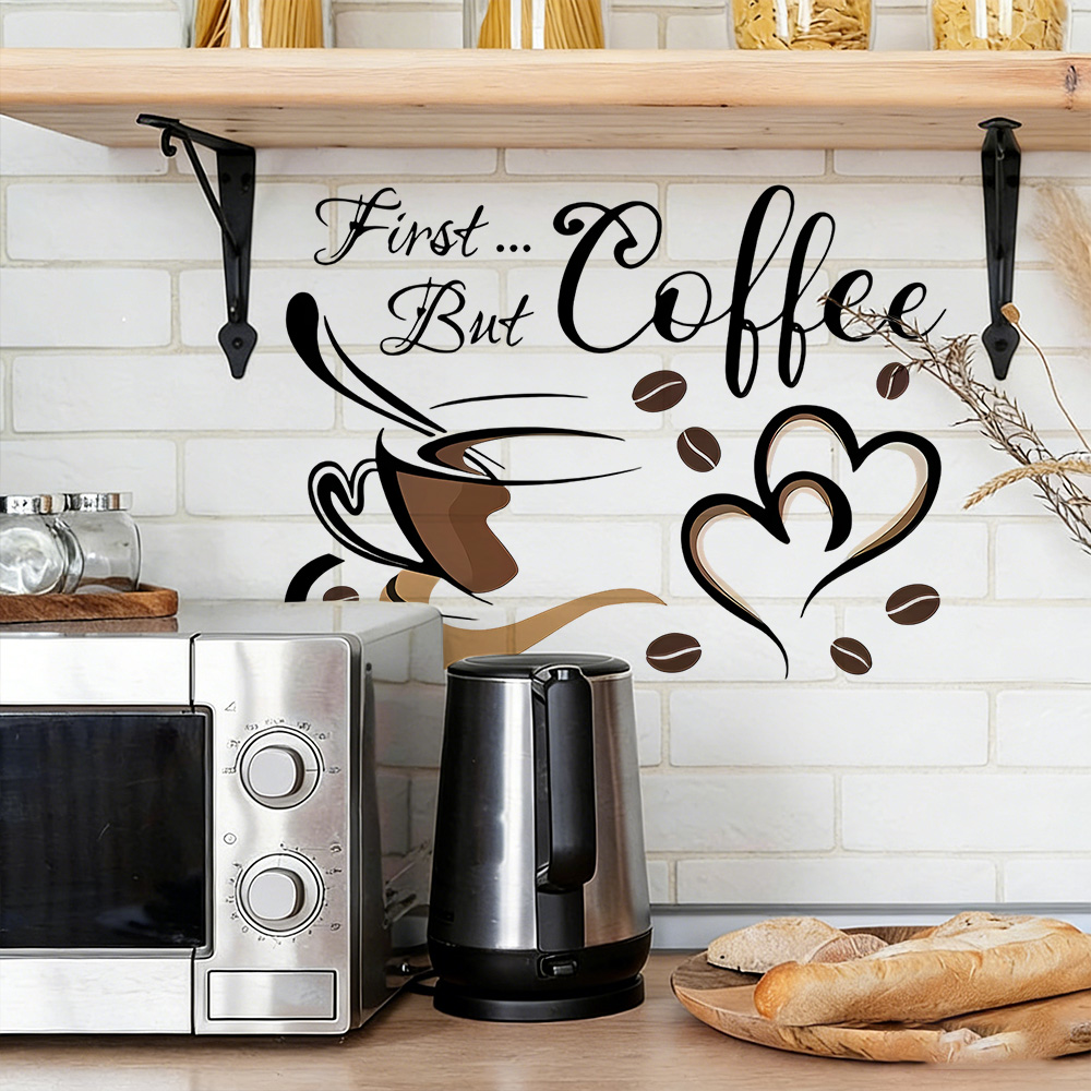 1 pak koffiebar muursticker ve - Commercial Kitchen Wall Panels recensie en prijs