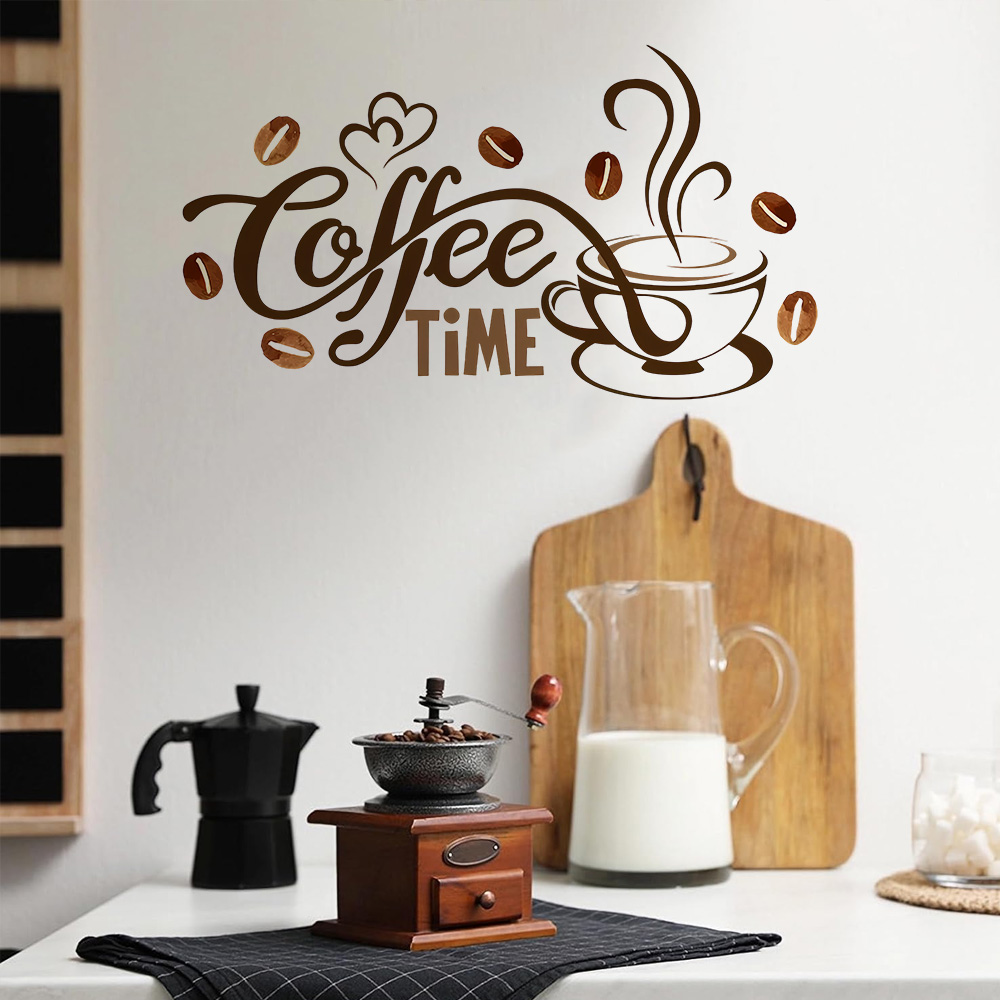 1 pak koffiebar muursticker ve - Commercial Kitchen Wall Panels recensie en prijs