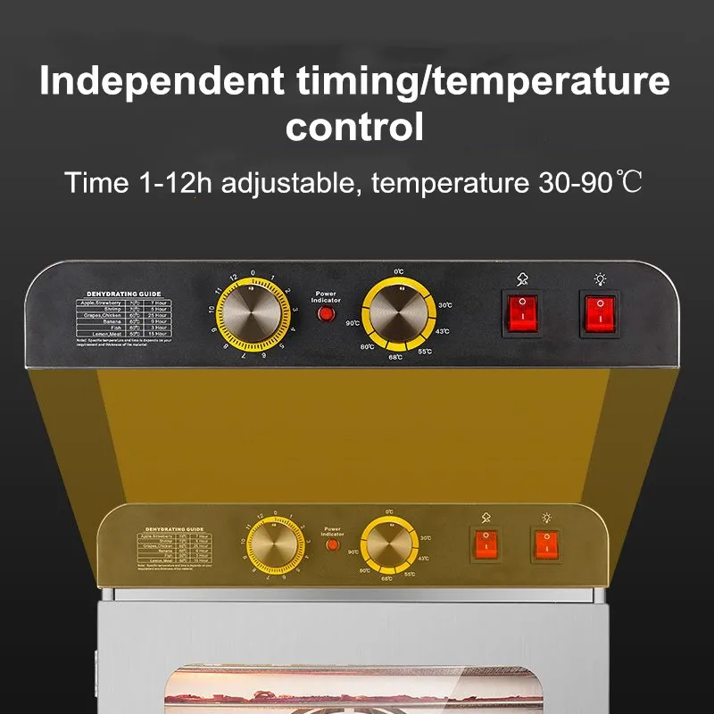 10-laags roestvrijstalen voeds - Commercial Food Dehydrator recensie en prijs