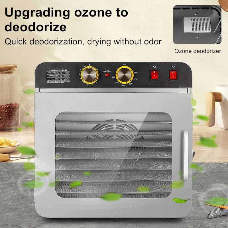 10-laags roestvrijstalen voeds - Commercial Food Dehydrator recensie en prijs