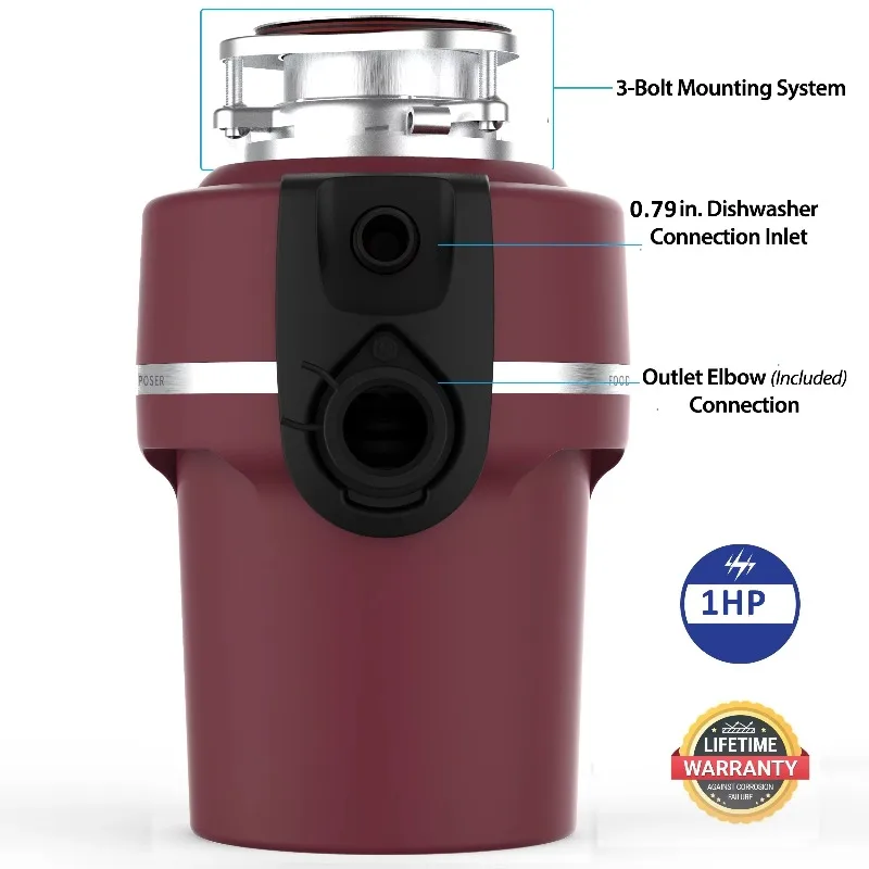 Elektrische voedselafvalvermal - Commercial Kitchen Garbage Disposal recensie en prijs
