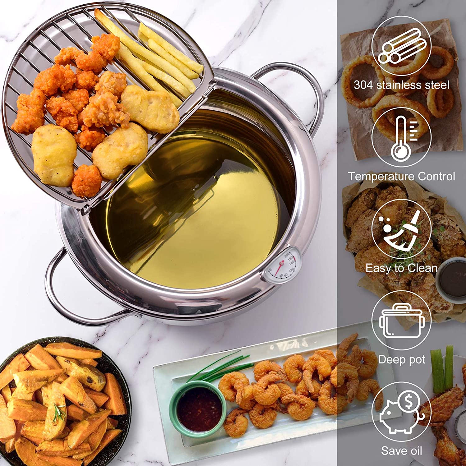 Lmetjma Japanse Frituren Pot M - Commercial Kitchen Appliances recensie en prijs