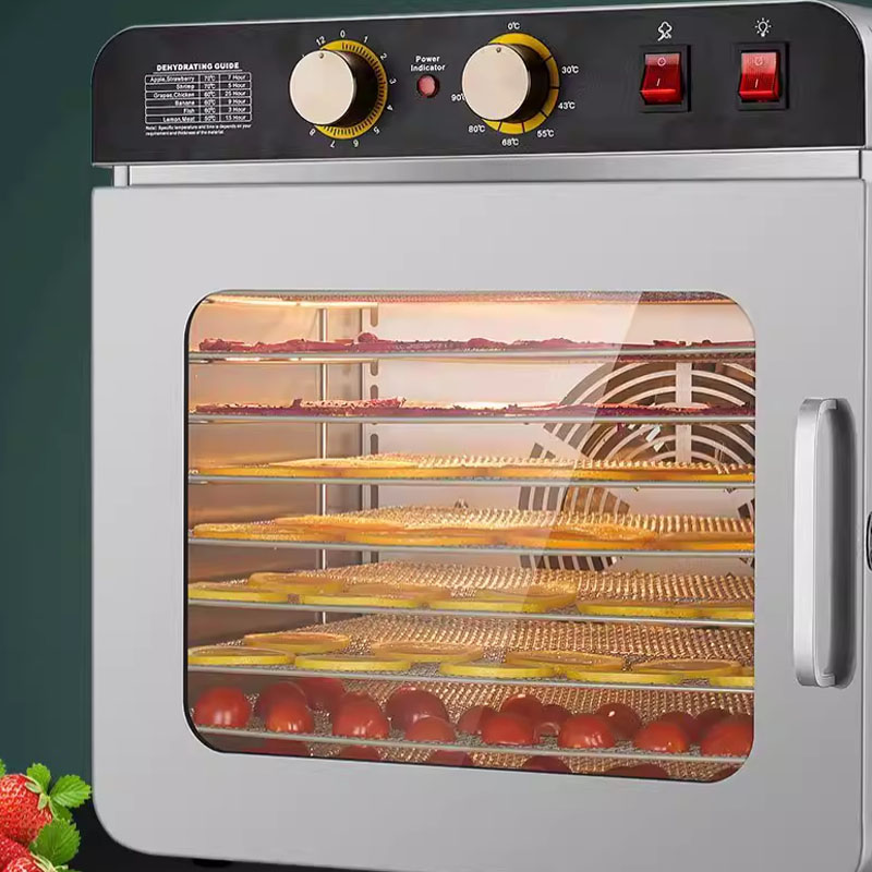 10-laags roestvrijstalen voeds - Commercial Food Dehydrator recensie en prijs